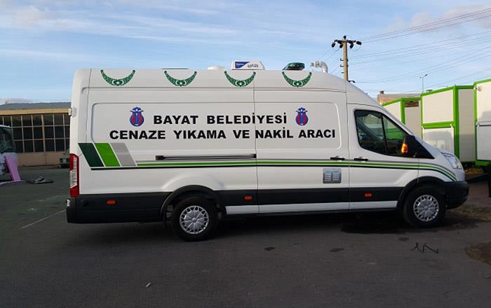 BAYAT BELEDİYESİ'NE CENAZE YIKAMA VE NAKİL ARACI