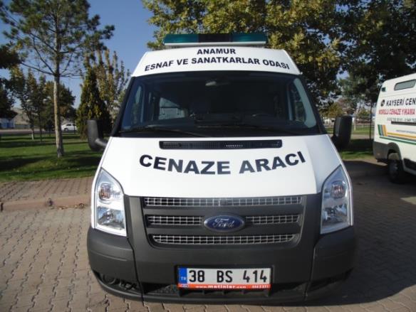 ANAMUR ESNAF VE SANATKARLAR ODASI CENAZE NAKİL ARACI 