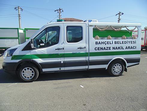 NİĞDE İLİ BOR İLÇESİ BAHÇELİ BELEDİYESİNE CENAZE NAKİL ARACI 