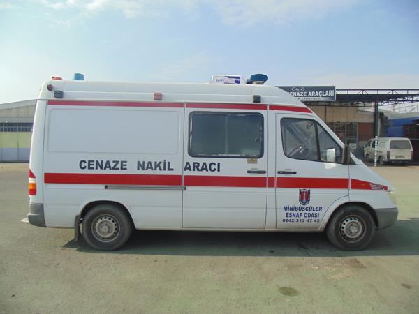 ANTALYA  ESNAF VE SANATKARLAR ODASINA MERCEDES SPRİNTER MARKA AMBULANS ARACI