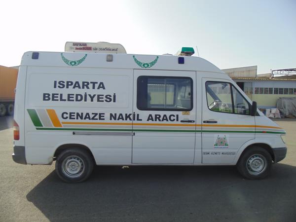 ISPARTA BELEDİYESİNE MERCEDES SPRİNTER MARKA CENAZE NAKİL ARACI