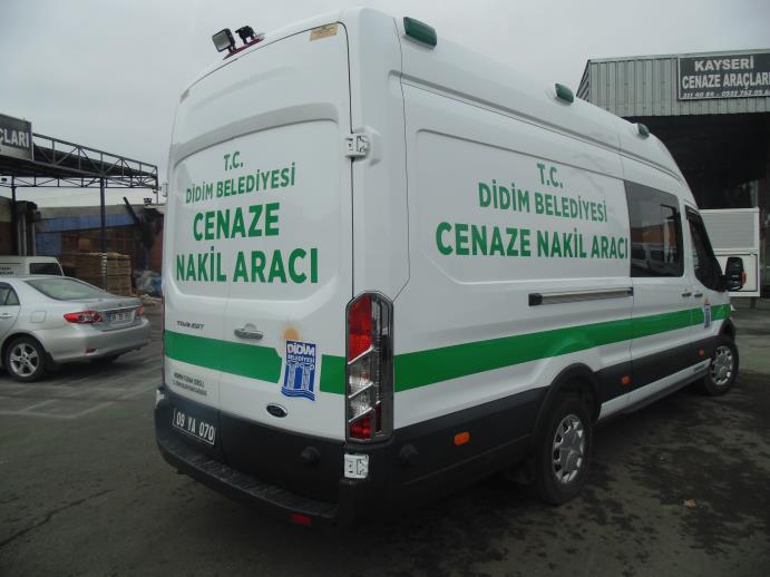 AYDIN İLİ DİDİM BELEDİYESİNE CENAZE NAKİL ARACI.