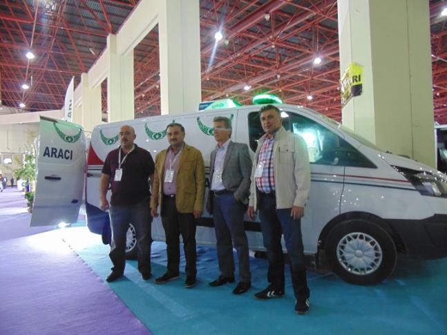 KAYSERİ CENAZE ARAÇLARI 2015 YILI 5.ULUSLARARASI ANTALYA CİTY EXPO ŞEHİRCİLİK VE TEKNOLOJİLERİ FUARINDA