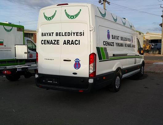  BAYAT BELEDİYESİ'NE CENAZE YIKAMA VE NAKİL ARACI 