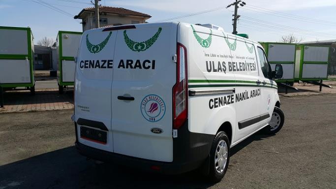  ULAŞ BELEDİYESİ FORD CUSTOM CENAZE NAKİL ARACI 