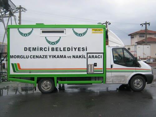 MANİSA DEMİRCİ İLÇESİ DEMİRCİ BELEDİYESİNE CENAZE YIKAMA VE NAKİL ARACI