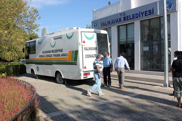 MUĞLA İLİ BODRUM İLÇESİ YALIKAVAK BELEDİYESİ CENAZE YIKAMA  ARACI 