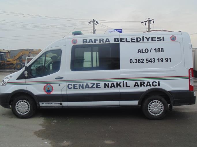 SAMSUN BAFRA BELEDİYESİ 4 CENAZE TAŞIMA KAPASİTELİ NAKİL ARACI 