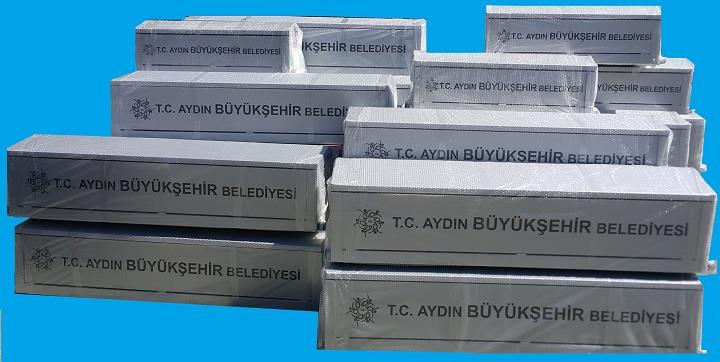  AYDIN BÜYÜKŞEHİR BELEDİYESİ'NE 16 ADET ALÜMİNYUM SAL TABUT 