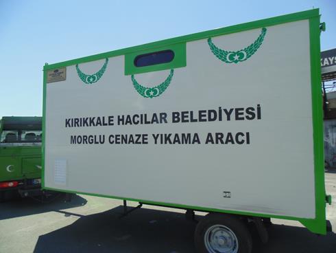 KIRIKKALE HACILAR BELEDİYESİNE MORGLU CENAZE YIKAMA ARACI